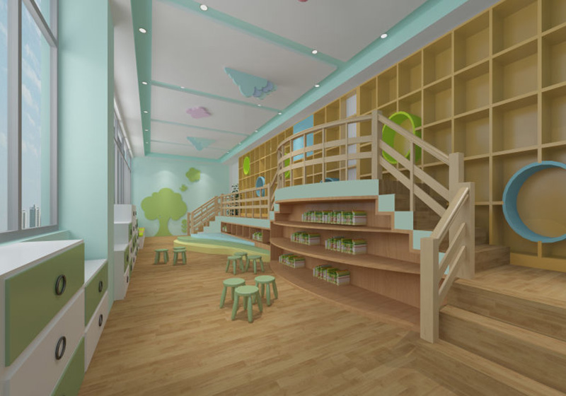 幼兒園學(xué)校裝修設(shè)計效果圖-第2張圖片-上海古都建筑設(shè)計集團