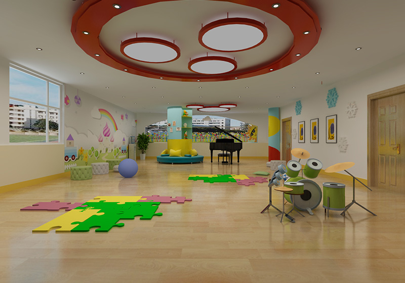 幼兒園學(xué)校裝修設(shè)計效果圖-第3張圖片-上海古都建筑設(shè)計集團