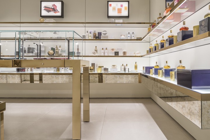 奢華簡約化妝品店裝修設(shè)計-第1張圖片-上海古都建筑設(shè)計集團(tuán)